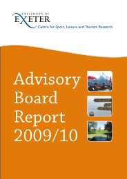 Advisory Board Report 2009-10 - University of Exeter