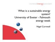 What is a sustainable energy system? University of Exeter ...