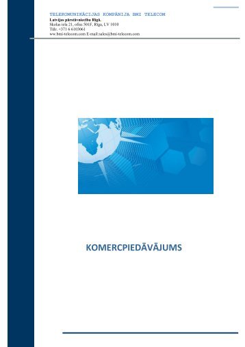 KOMERCPIEDĀVĀJUMS - EXIM