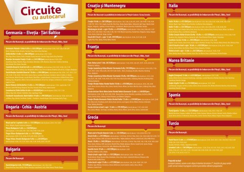 Flyer Circuite - Eximtur