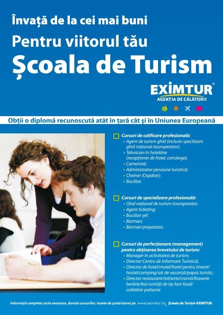 Vacante in Romania: Balneo / Montan / Pensiuni - Eximtur