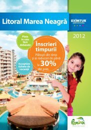 Inscrieri Timpurii - Litoral Marea Neagra 2012 - Eximtur