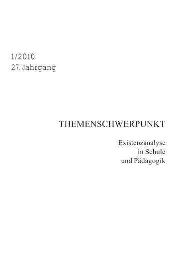 1/2010 27. Jahrgang THEMENSCHWERPUNKT - GLE-International