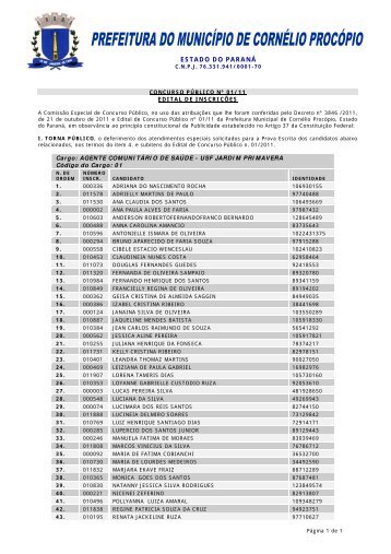 ESTADO DO PARANÁ - exitus consultoria e concursos