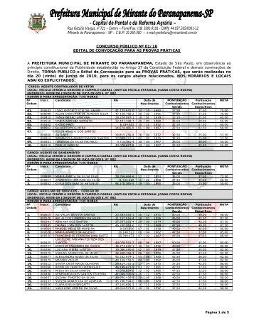 - Capital do Pontal e da Reforma Agrária – - exitus consultoria e ...