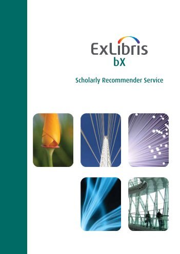 Scholarly Recommender Service - Ex Libris