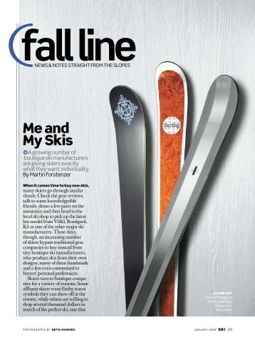 Fall Line - Sterling Skis