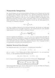 Numerische Integration