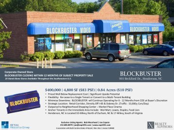 BLOCKBUSTER Video BLOCKBUSTER - EXP Realty Advisors