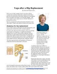 Yoga after a Hip Replacement - The Expanding Light