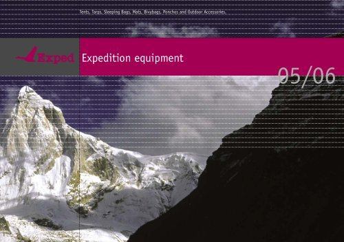 Expedition equipment - Exped.com exped