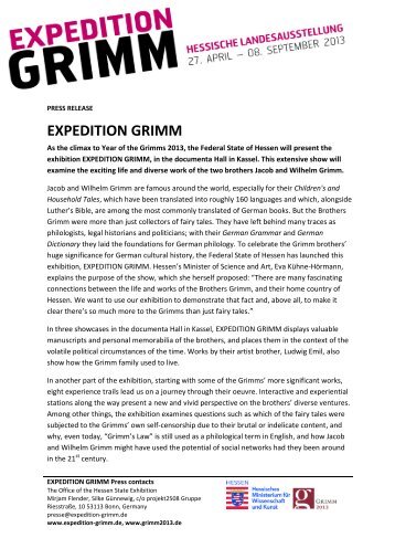 EXPEDITION GRIMM