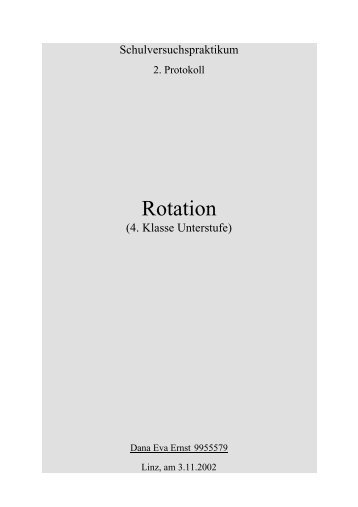 Rotation - JKU