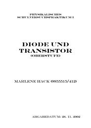 Diode und Transistor