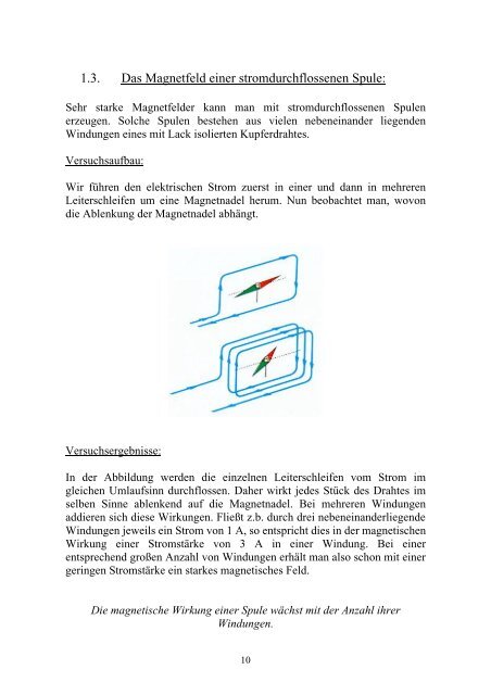 1. Versuche zur magnetischen Wirkung des elektrischen ... - JKU