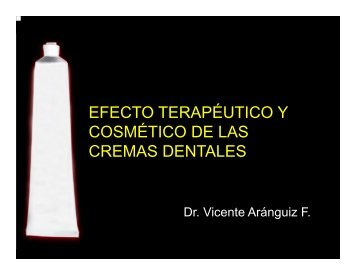 Efecto terapéutico de las Cremas Dentales - Dr ... - ExpoFarmacia