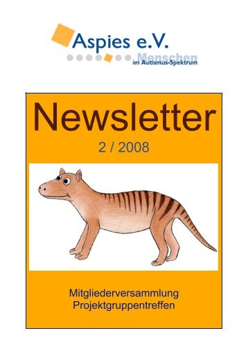 Newsletter - Aspies ev