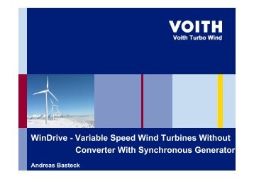 WinDrive - Variable Speed Wind Turbines Without Converter With ...