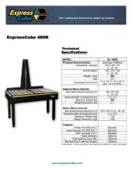 480R Spec. Sheet - EXPRESSCUBE.com