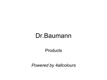 Dr.Baumann productfiche - ExpressingOurBeauty