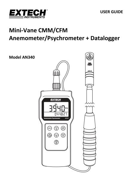 English User's Manual - Extech Instruments