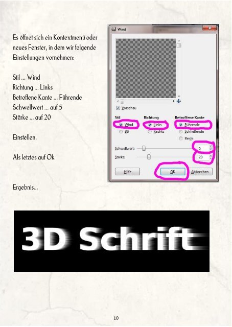 3D - Schriften mit Gimp erstellen