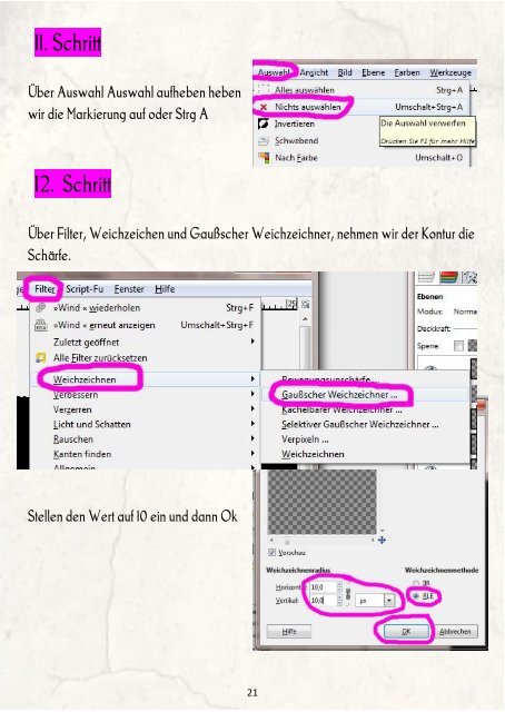 3D - Schriften mit Gimp erstellen