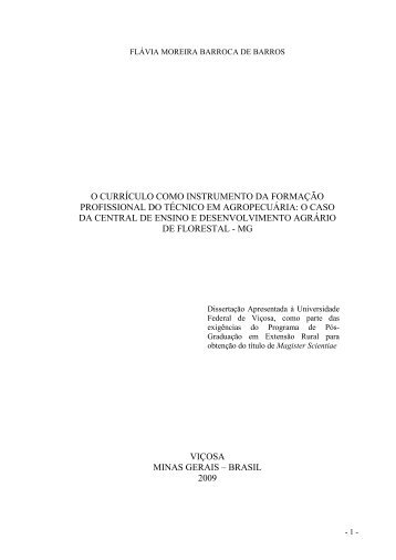 Flávia Moreira Barroca de Barros - Programa de Pós-Graduação em ...