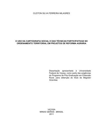 Cleiton Silva Ferreira Milagres - Programa de Pós-Graduação em ...