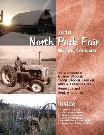 North Park Fair North Park Fair - Colorado State University Extension