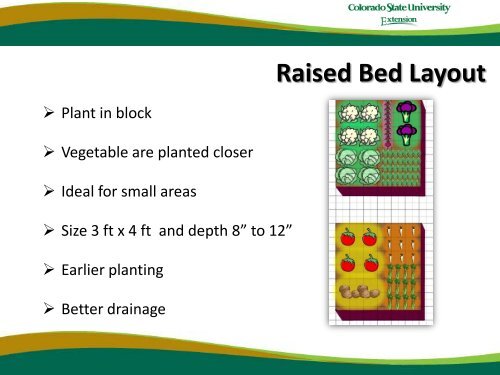 Vegetable Garden Planting Guide - Colorado State University ...