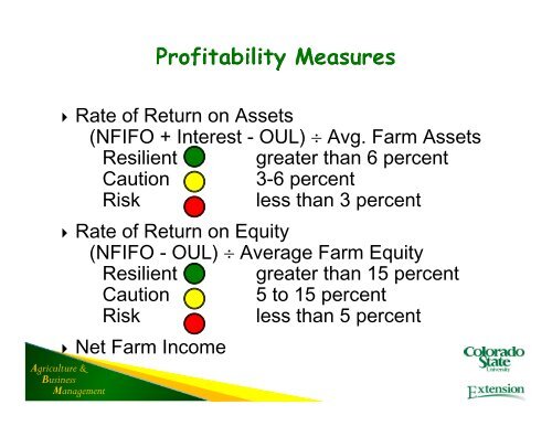 Agriculture & Business Management - Colorado State University ...