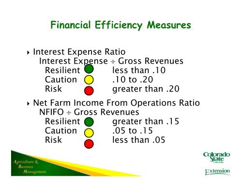 Agriculture & Business Management - Colorado State University ...