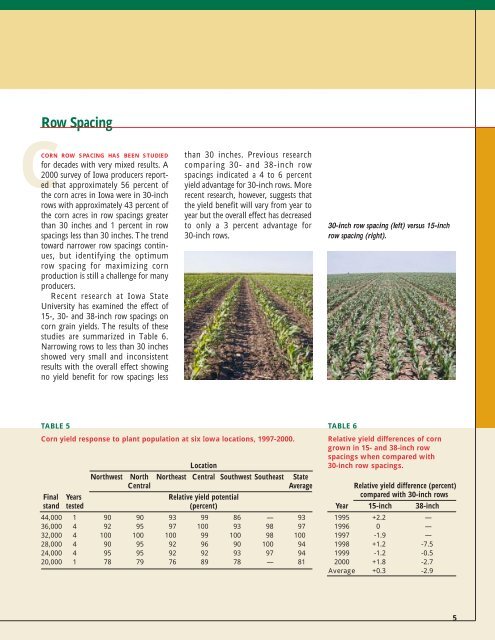 Corn Planting Guide - Iowa State University Extension and Outreach