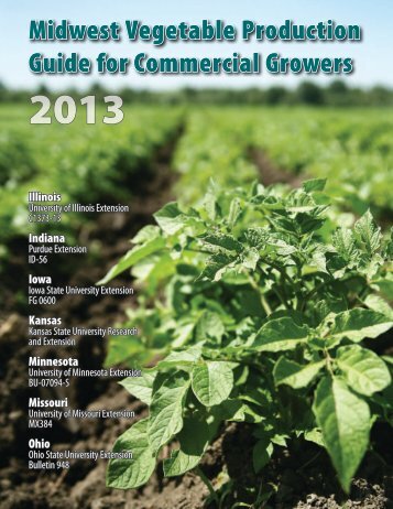 Midwest Vegetable Production Guide for Commercial Growers