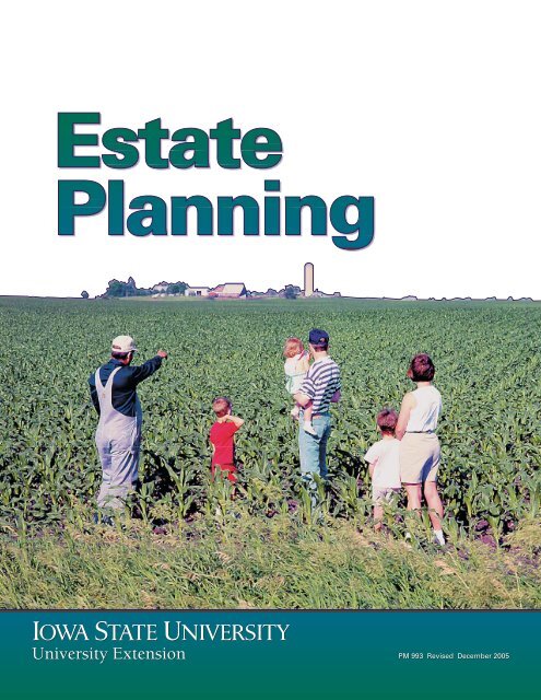 Estate Planning - Iowa State University Extension and Outreach