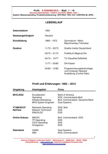 X-535 - Externa IT-Support on Demand GmbH