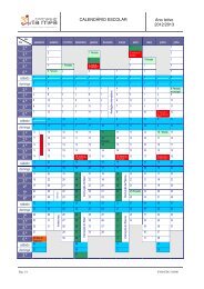 Calendário escolar - Externato de Vila Meã