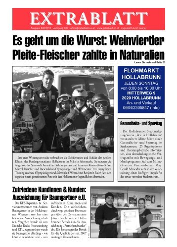 Ausgabe 003 - Extrablatt