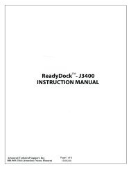 ReadyDock - J3400 INSTRUCTION MANUAL - EXTRA Computer ...