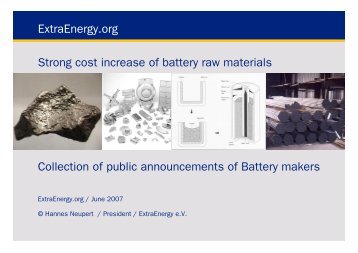 Report by Hannes Neupert (PDF 3.1MB) - ExtraEnergy.org