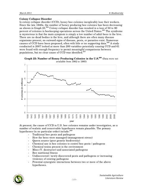 Sustainable Agriculture Literature Review - Boulder County