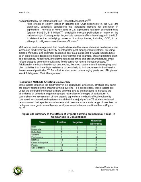 Sustainable Agriculture Literature Review - Boulder County