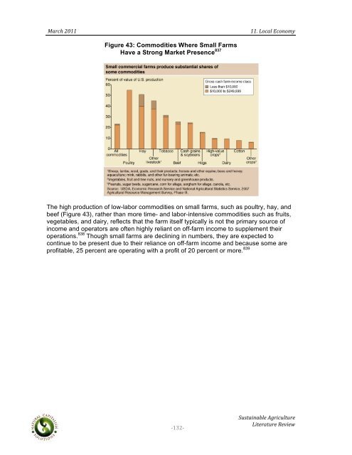 Sustainable Agriculture Literature Review - Boulder County