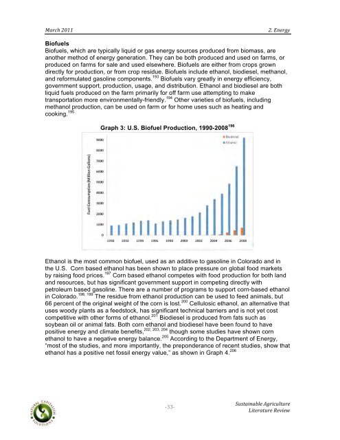 Sustainable Agriculture Literature Review - Boulder County