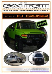 FJ Cruiser - Extremfahrzeuge GmbH