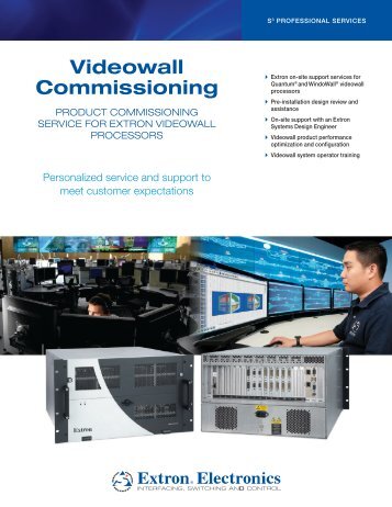 Videowall Commissioning - Extron Electronics