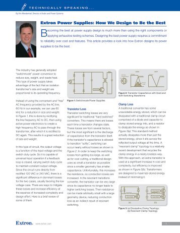 High Res PDF - Extron Electronics