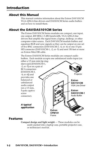 68-757-01, rev. D, full manual - Extron Electronics