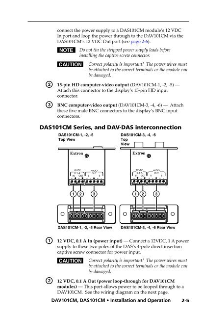 68-757-01, rev. D, full manual - Extron Electronics